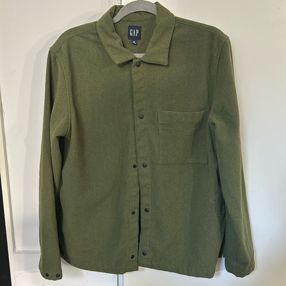 GAP fleece shacket - Picture 1 of 2